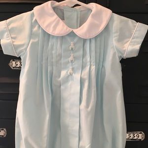 Shrimp & Grits Kids Smocked Bunny Bubble